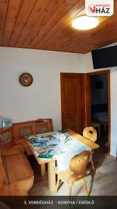 3. vendégház étkezősarok